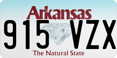 AR license plate 915VZX