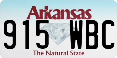 AR license plate 915WBC