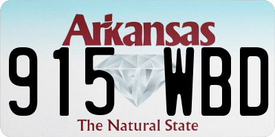 AR license plate 915WBD