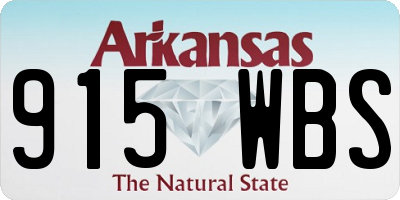 AR license plate 915WBS