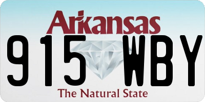 AR license plate 915WBY