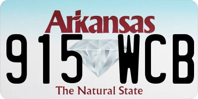 AR license plate 915WCB