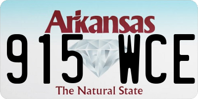 AR license plate 915WCE