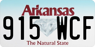 AR license plate 915WCF