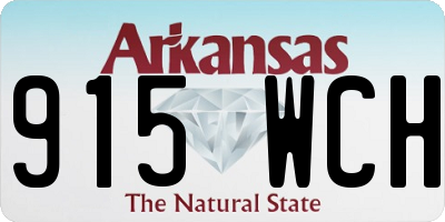AR license plate 915WCH