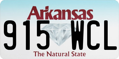 AR license plate 915WCL