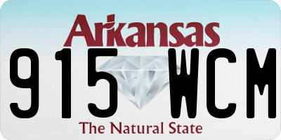 AR license plate 915WCM