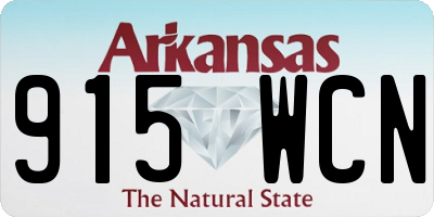 AR license plate 915WCN