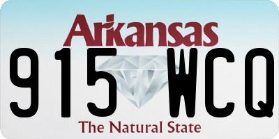 AR license plate 915WCQ