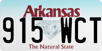 AR license plate 915WCT