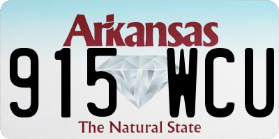 AR license plate 915WCU