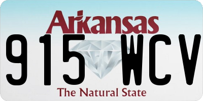 AR license plate 915WCV