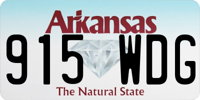 AR license plate 915WDG