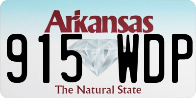 AR license plate 915WDP