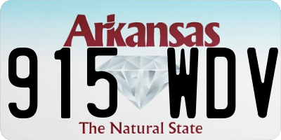 AR license plate 915WDV