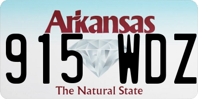 AR license plate 915WDZ