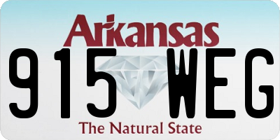 AR license plate 915WEG