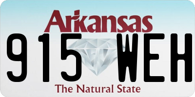 AR license plate 915WEH