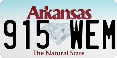 AR license plate 915WEM