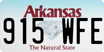 AR license plate 915WFE