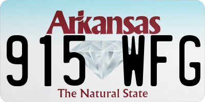 AR license plate 915WFG