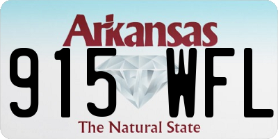 AR license plate 915WFL