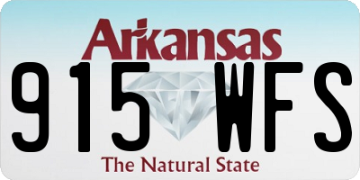 AR license plate 915WFS
