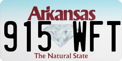 AR license plate 915WFT