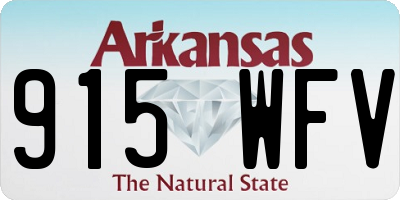 AR license plate 915WFV