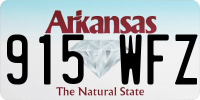 AR license plate 915WFZ