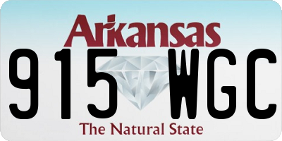 AR license plate 915WGC