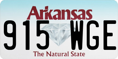 AR license plate 915WGE