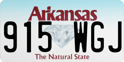 AR license plate 915WGJ