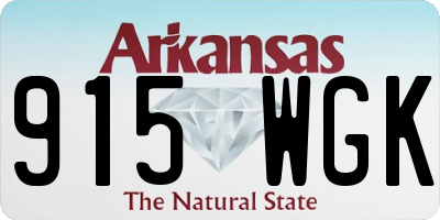 AR license plate 915WGK