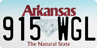 AR license plate 915WGL