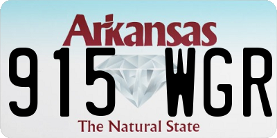 AR license plate 915WGR