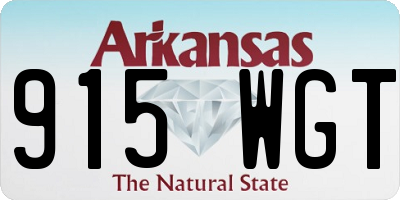 AR license plate 915WGT