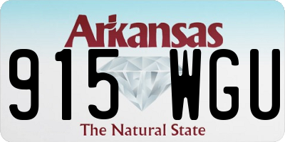 AR license plate 915WGU