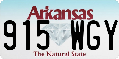 AR license plate 915WGY