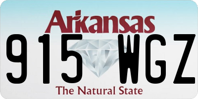 AR license plate 915WGZ