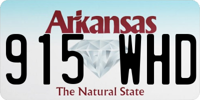 AR license plate 915WHD