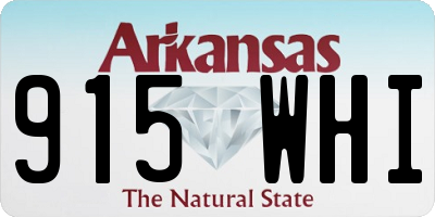 AR license plate 915WHI