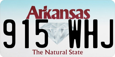 AR license plate 915WHJ