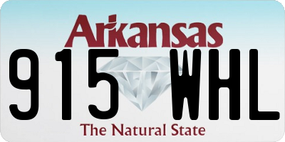 AR license plate 915WHL
