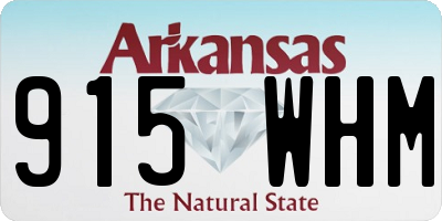 AR license plate 915WHM