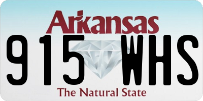 AR license plate 915WHS