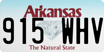 AR license plate 915WHV
