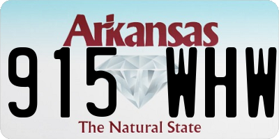 AR license plate 915WHW