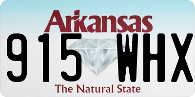AR license plate 915WHX