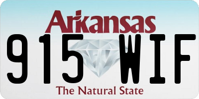 AR license plate 915WIF